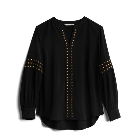 41 Hawthorn Tops - 41 Hawthorn Sarah Studded Detail Blouse NWOT